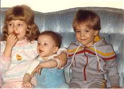 Amberly, Baby Cris and Bryan June 1982