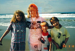 Amberly, Kathy, Cris and Bryan 1989