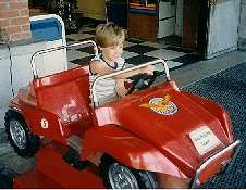 Bryan in Toy Car