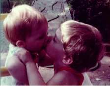 Bryan Kissing Cris 1982