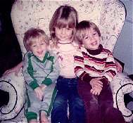 Cris, Amberly and Bryan December 1982