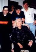 Cris, Bryan, Mike & Grandpa Bob 