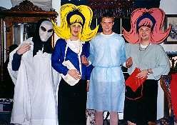 Halloween 2000 - Josh, Bryan, Mike, and Chad