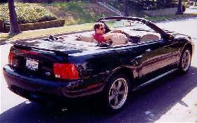 L.A. Summer 2002 Black Mustang Rental